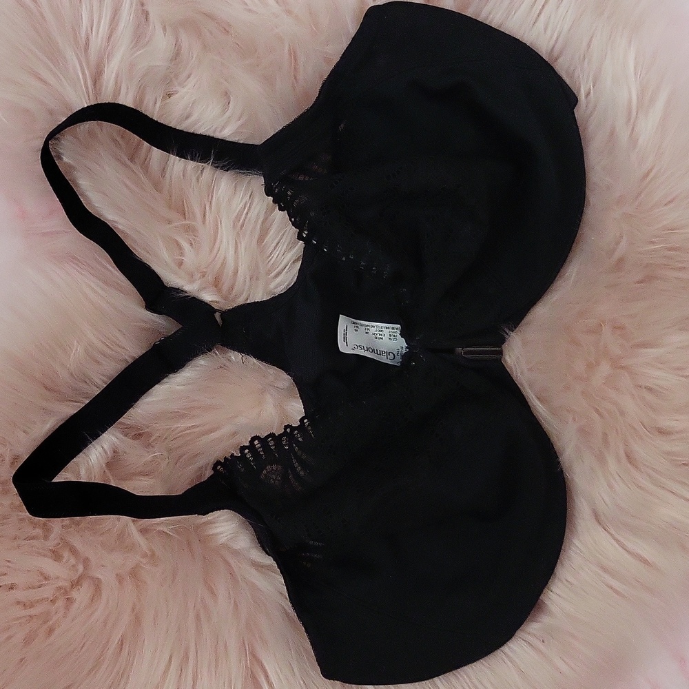 Brand New GLAMORISE FULL SUPPORT LACE UNLINED T-BACK UNDERWIRE BRA-36F